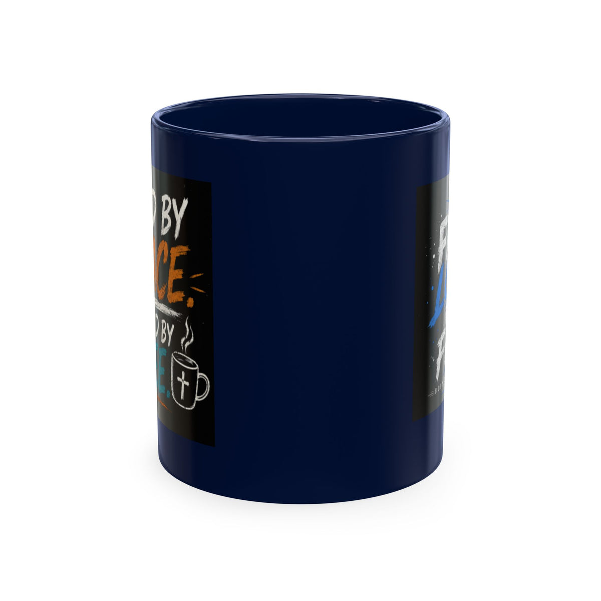 Powered By Coffee Traditional Ceramic Mug