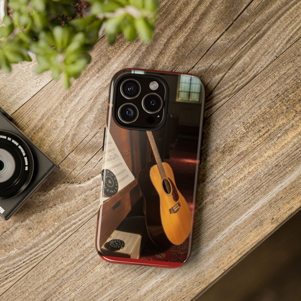 Guitar & Pitchpipe Phone Case — Protective iPhone Cover
