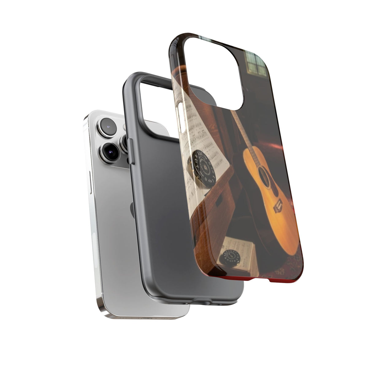 Guitar & Pitchpipe Phone Case — Protective iPhone Cover