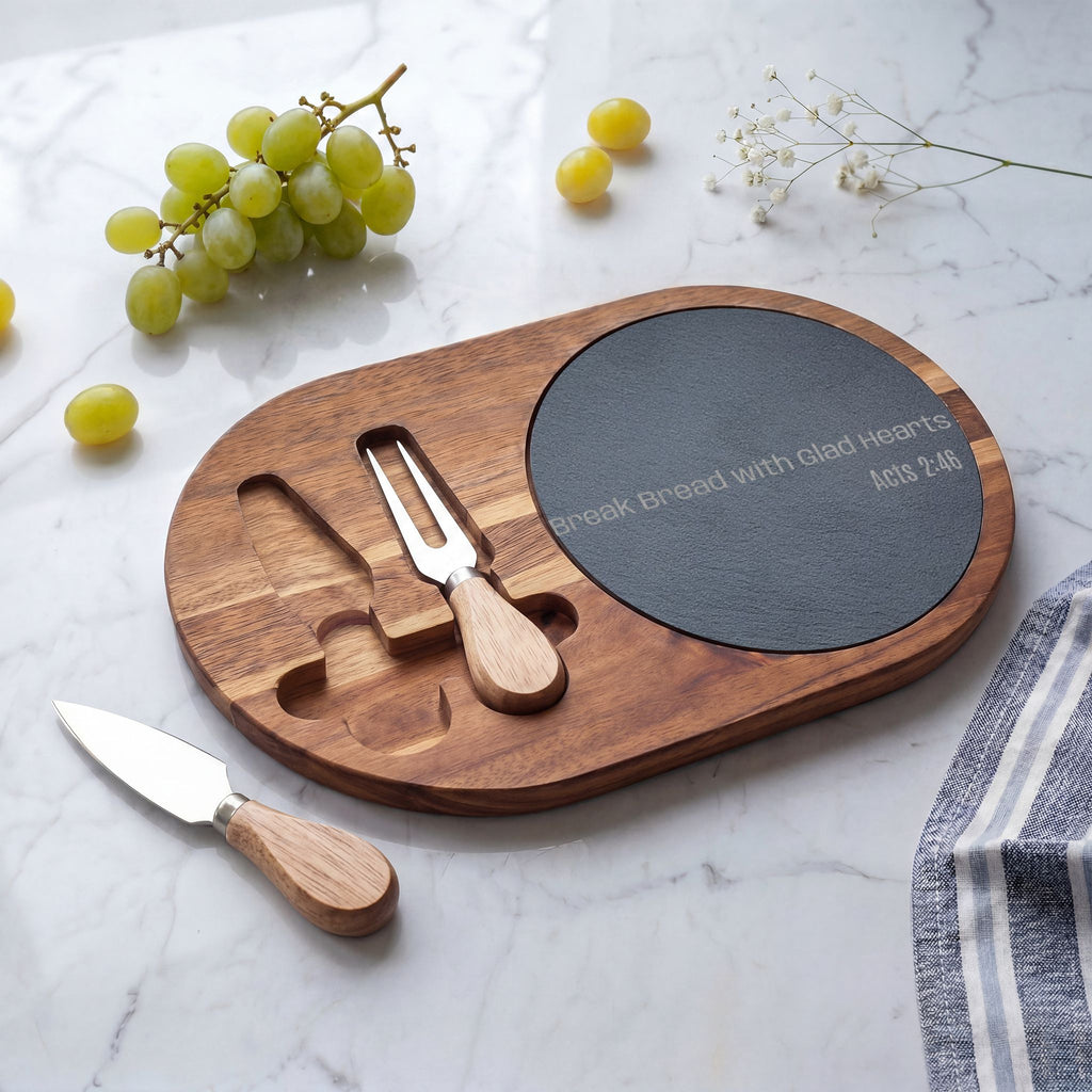 Glad Hearts Charcuterie Board (Engraving)