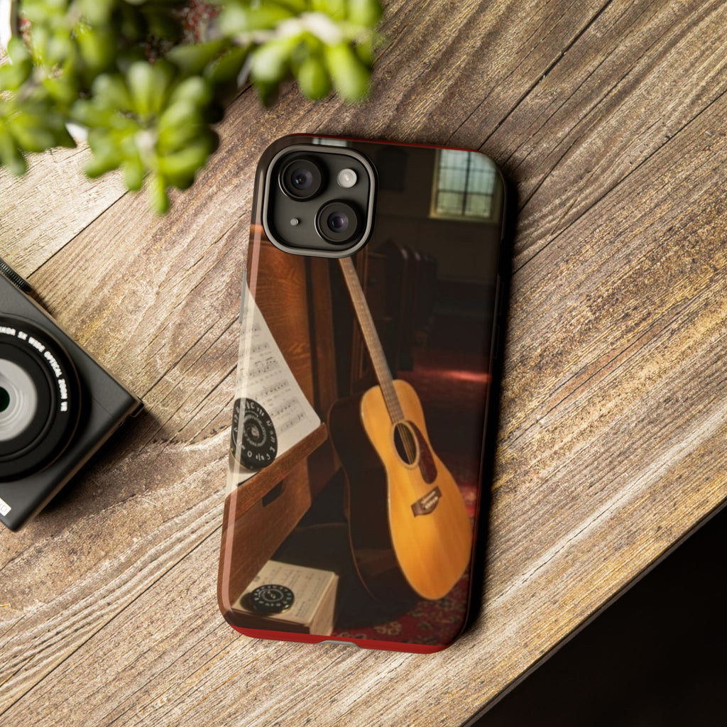 Guitar & Pitchpipe Phone Case — Protective iPhone Cover