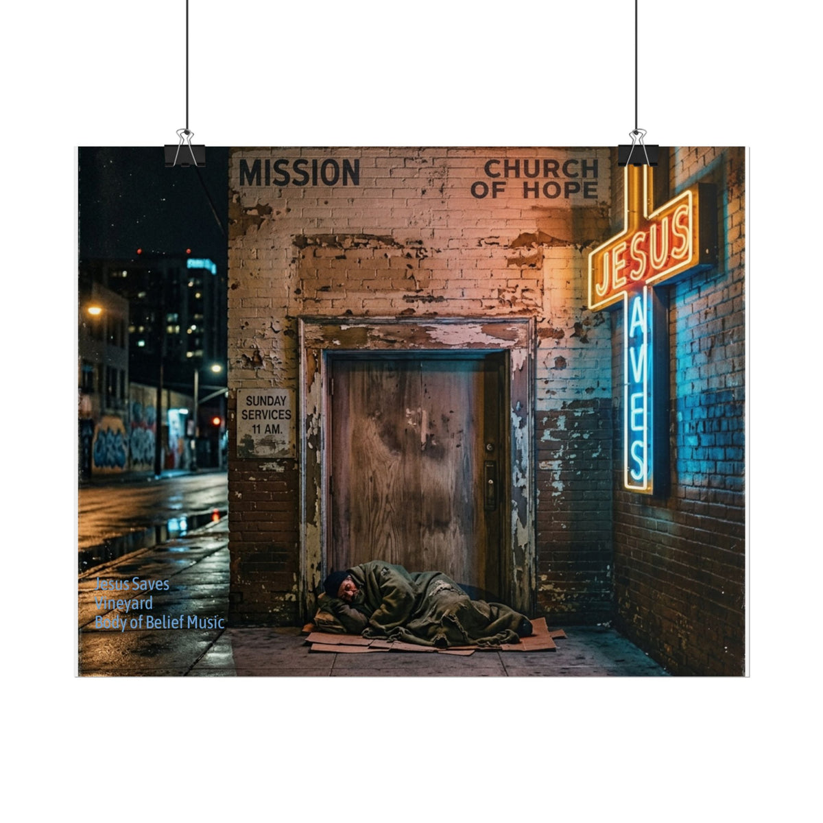 Jesus Saves Rolled Posters