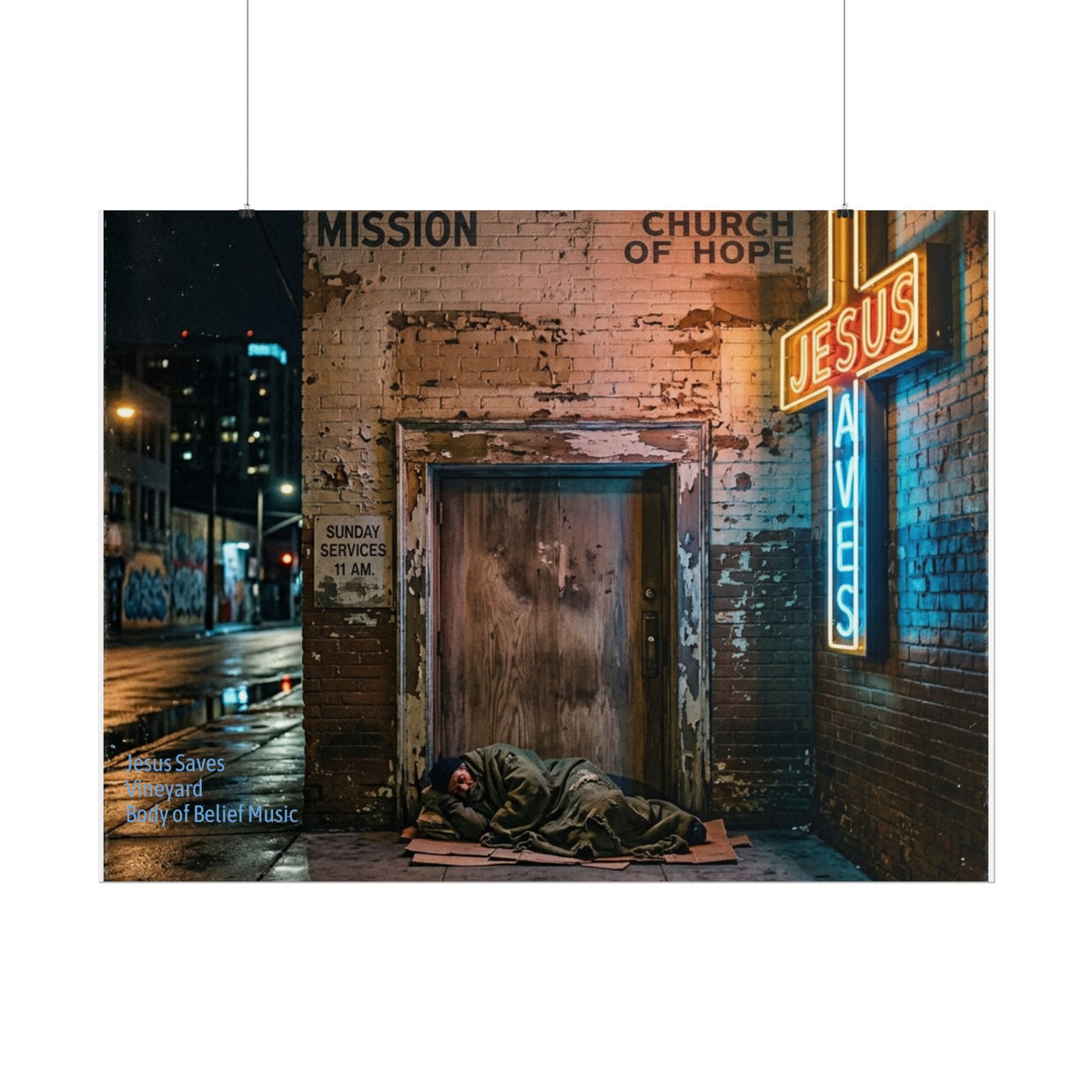 Jesus Saves Rolled Posters