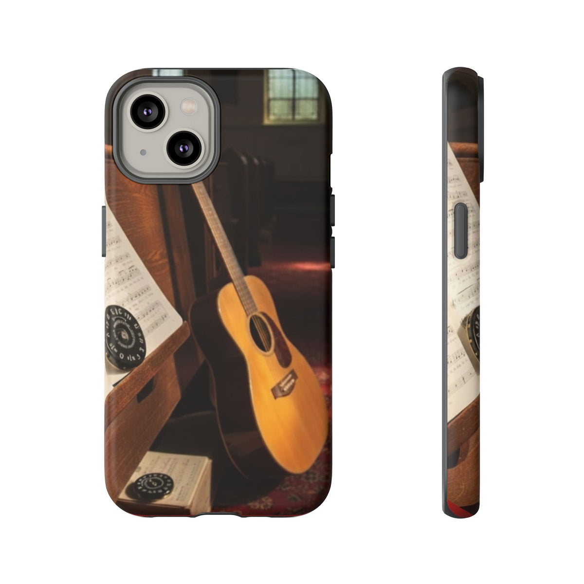 Guitar & Pitchpipe Phone Case — Protective iPhone Cover