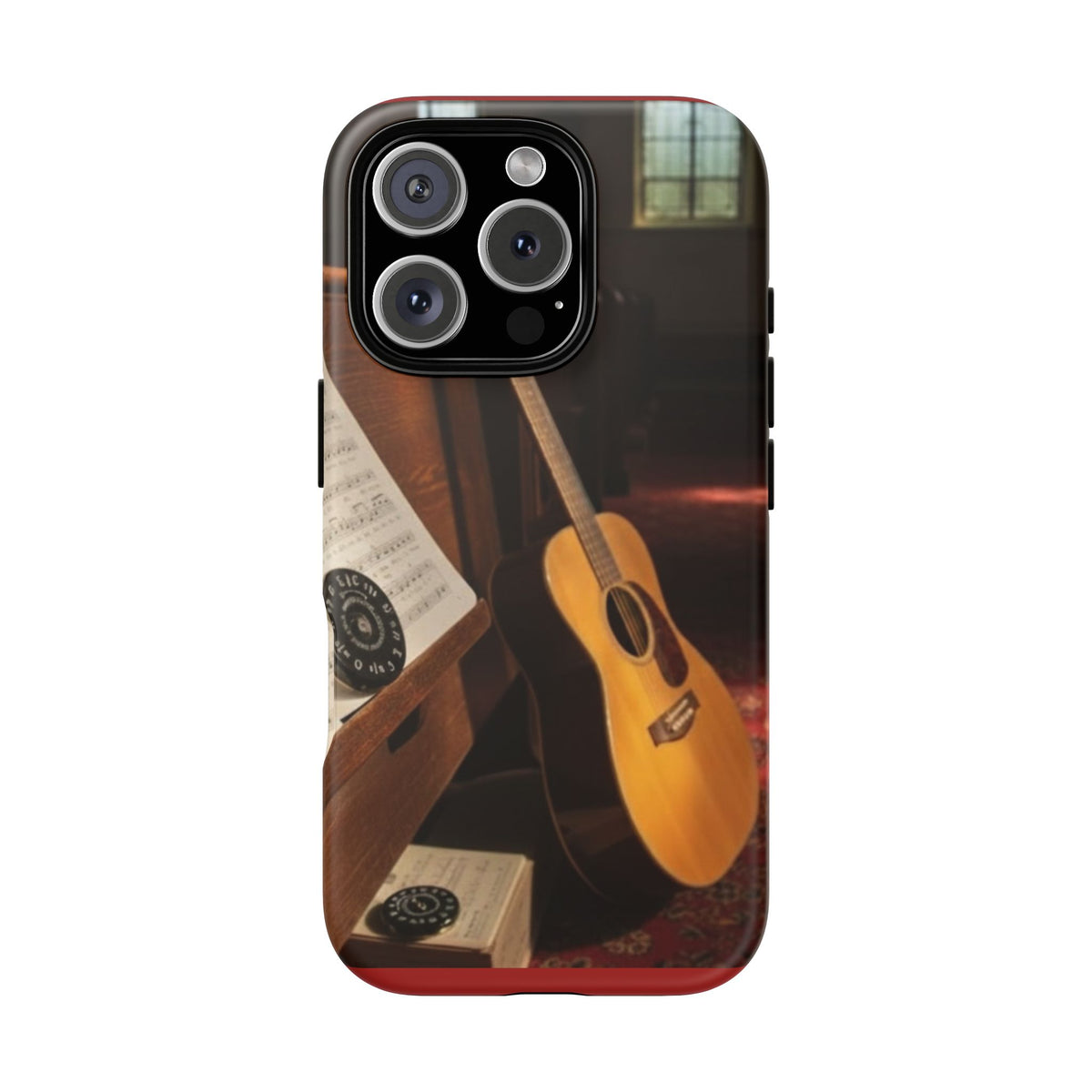 Guitar & Pitchpipe Phone Case — Protective iPhone Cover