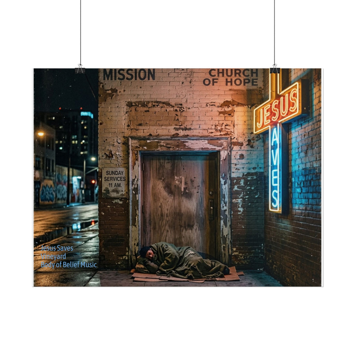 Jesus Saves Rolled Posters