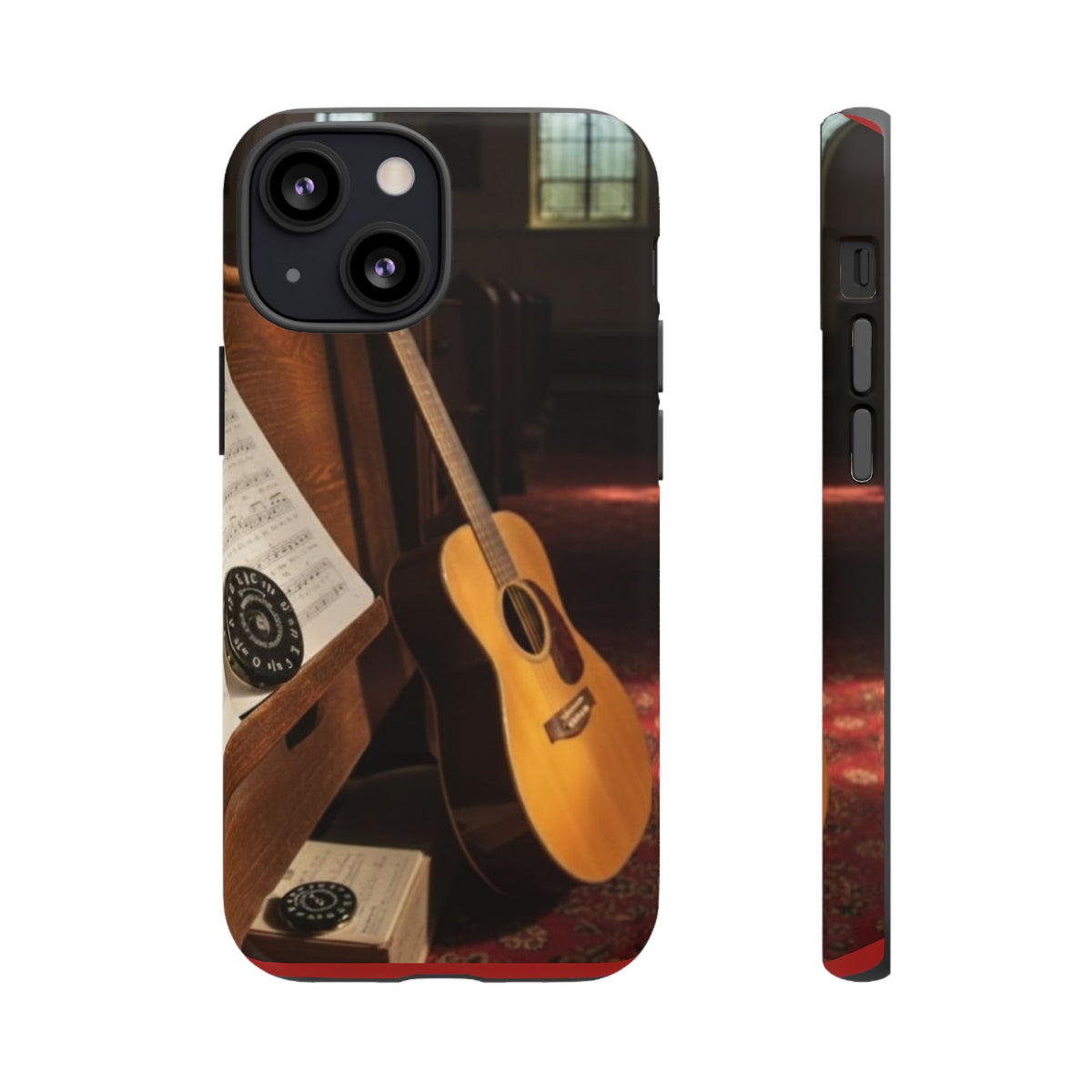 Guitar & Pitchpipe Phone Case — Protective iPhone Cover