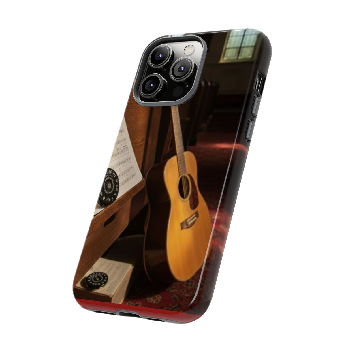 Guitar & Pitchpipe Phone Case — Protective iPhone Cover