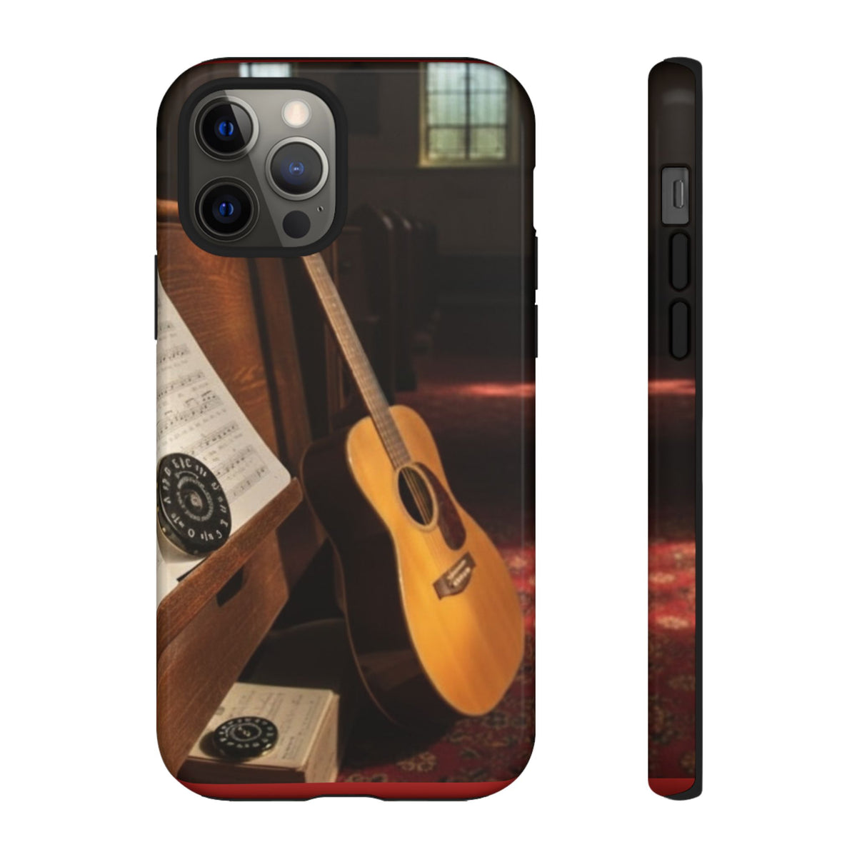 Guitar & Pitchpipe Phone Case — Protective iPhone Cover