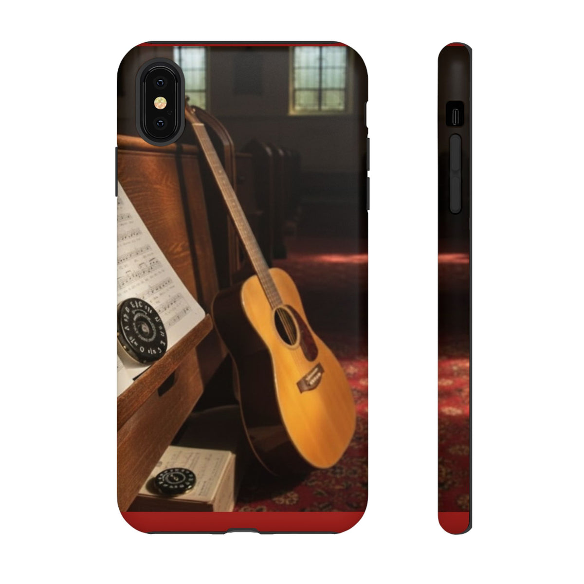 Guitar & Pitchpipe Phone Case — Protective iPhone Cover