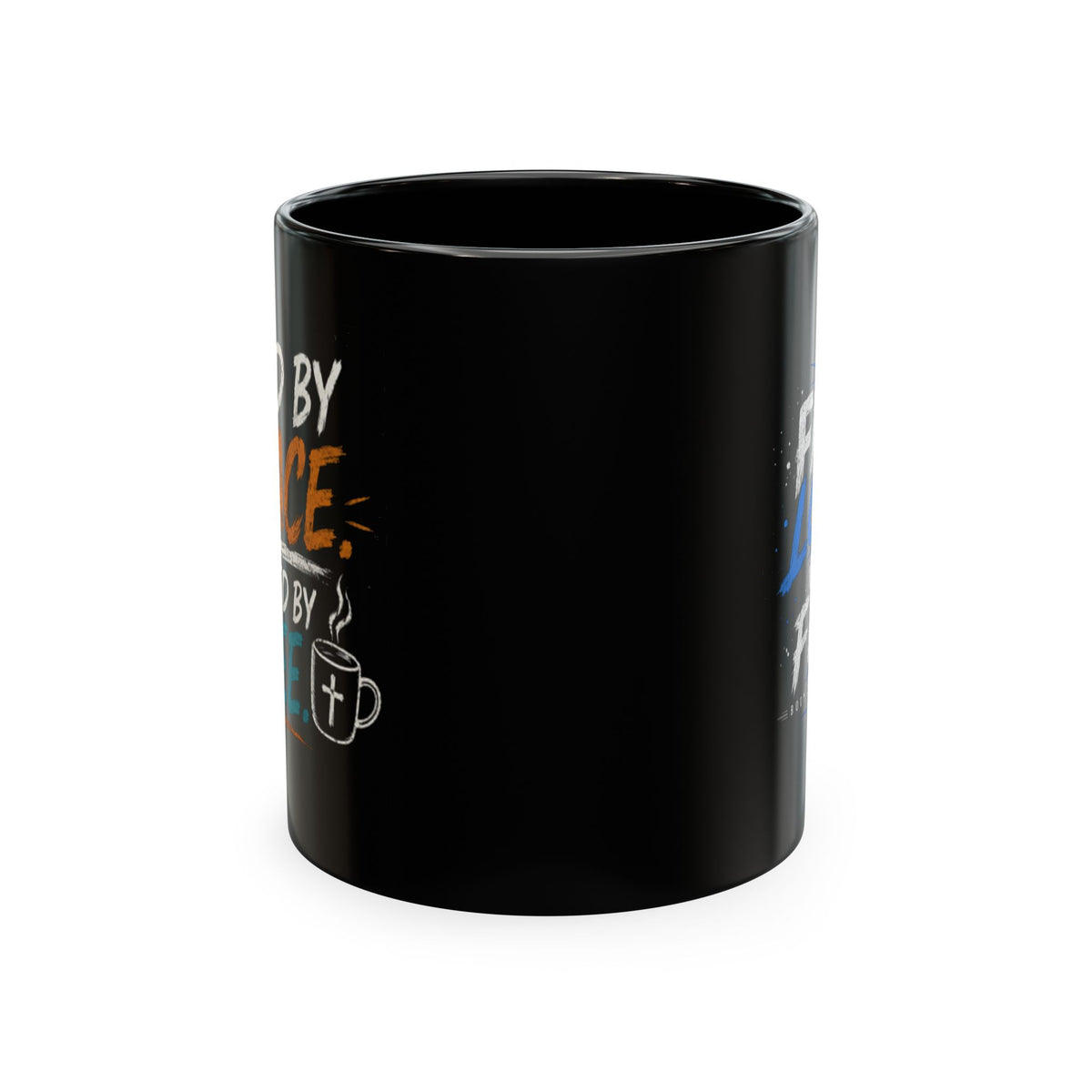 Powered By Coffee Traditional Ceramic Mug