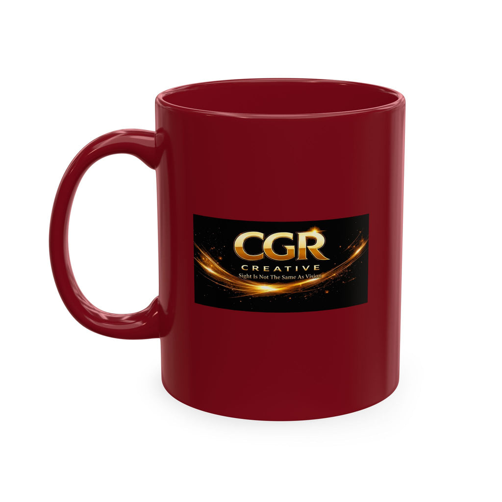 CGR Creative Logo Ceramic Mug — Branded Coffee Cup