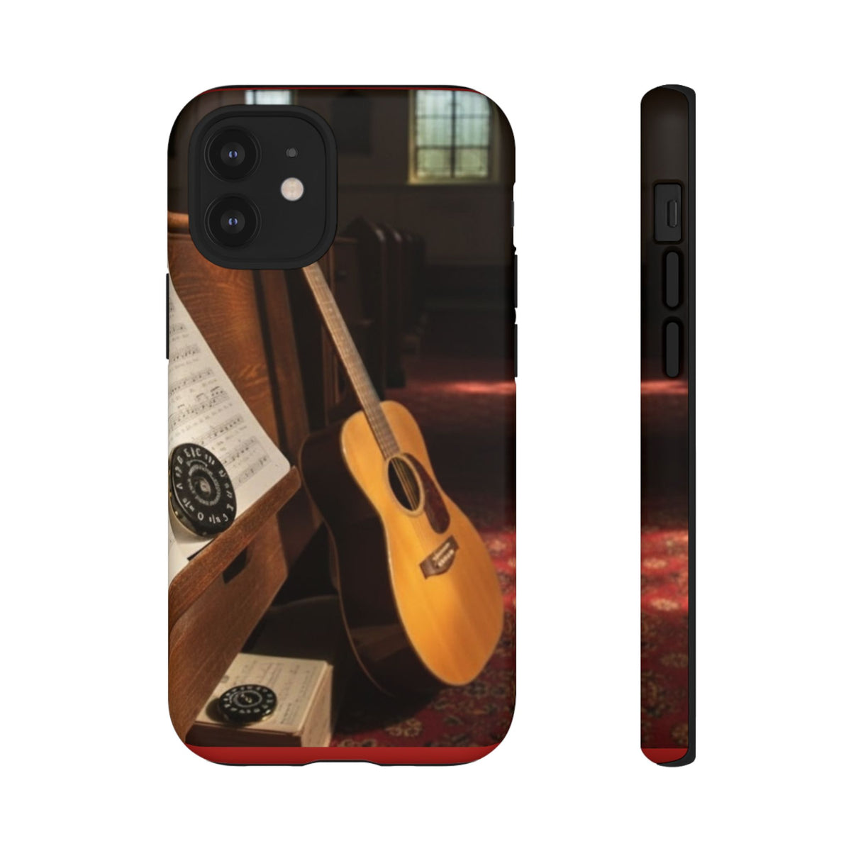 Guitar & Pitchpipe Phone Case — Protective iPhone Cover