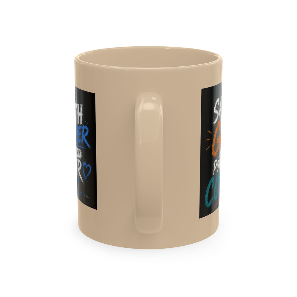 Powered By Coffee Traditional Ceramic Mug