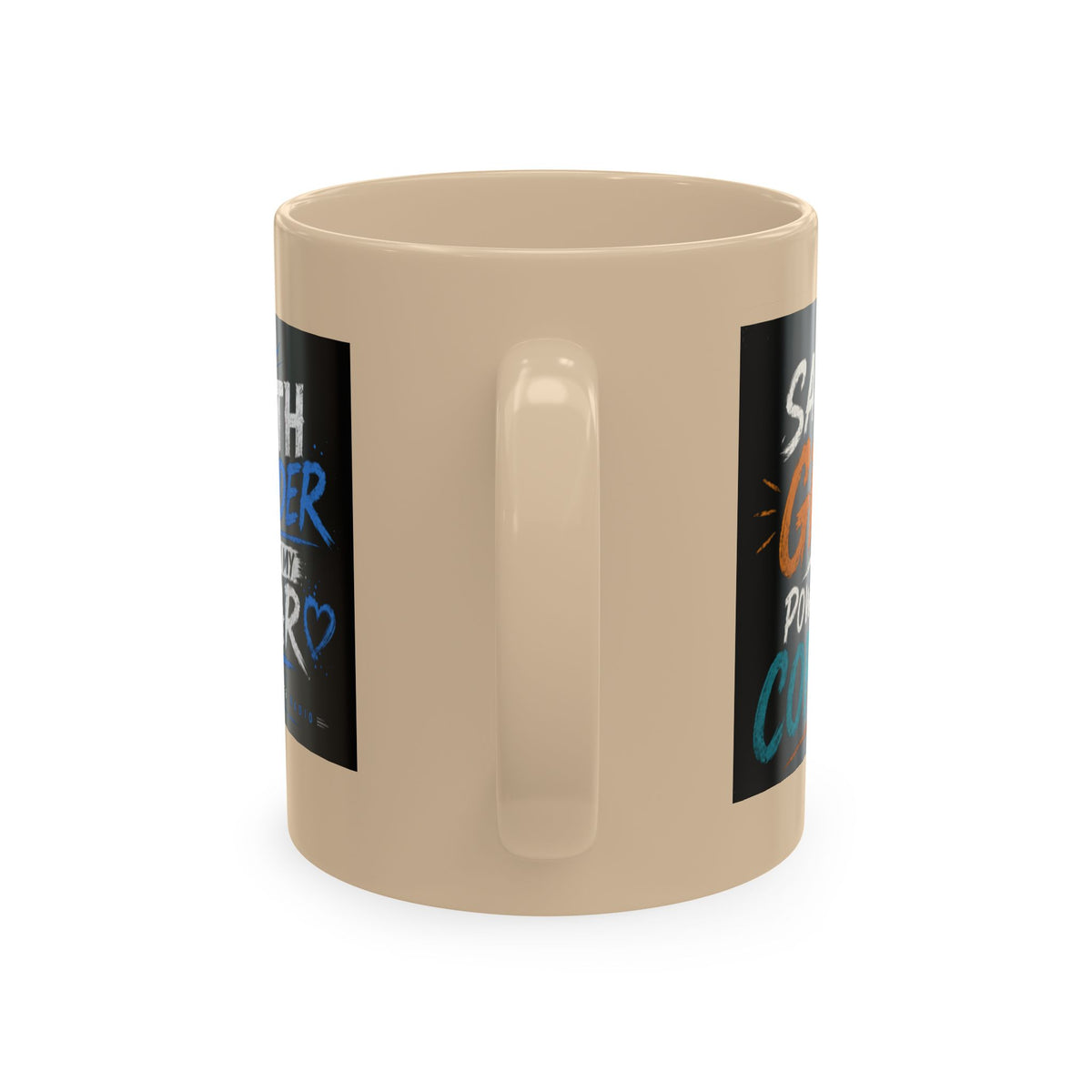 Powered By Coffee Traditional Ceramic Mug