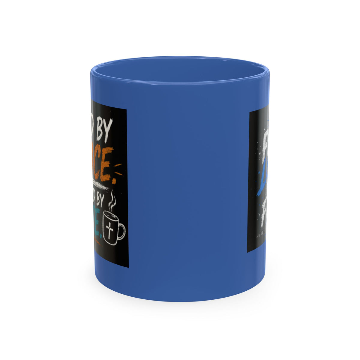 Powered By Coffee Traditional Ceramic Mug