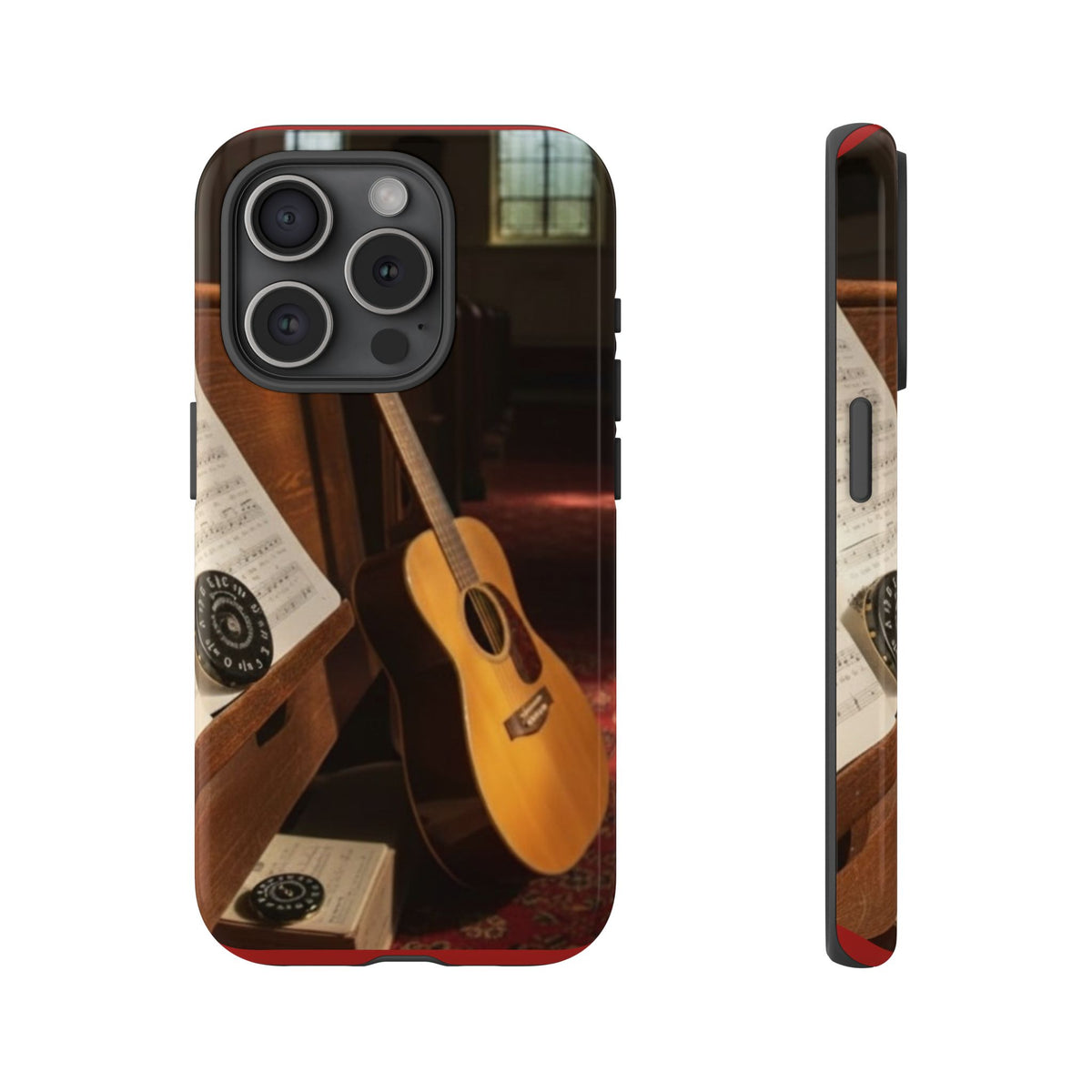 Guitar & Pitchpipe Phone Case — Protective iPhone Cover
