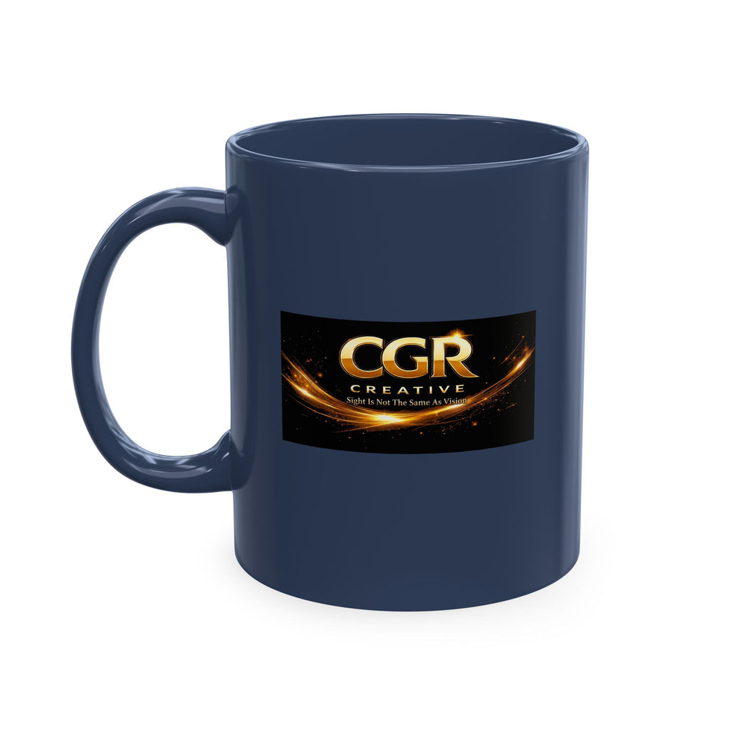 CGR Creative Logo Ceramic Mug — Branded Coffee Cup