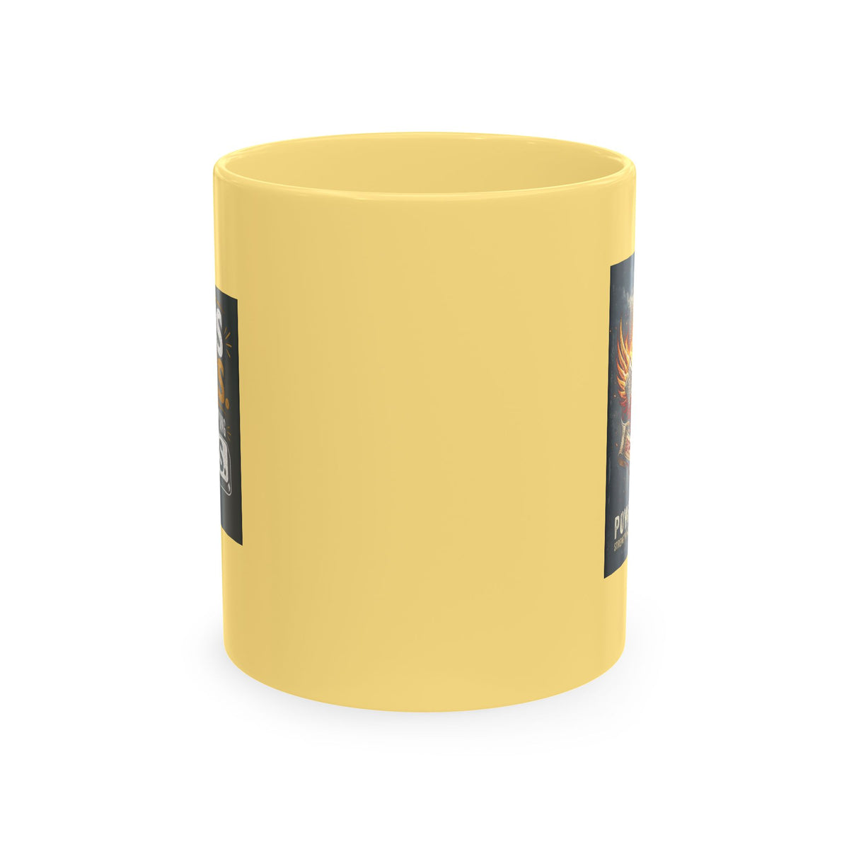 Jesus Saves Logo Ceramic Mug — Branded Coffee Cup