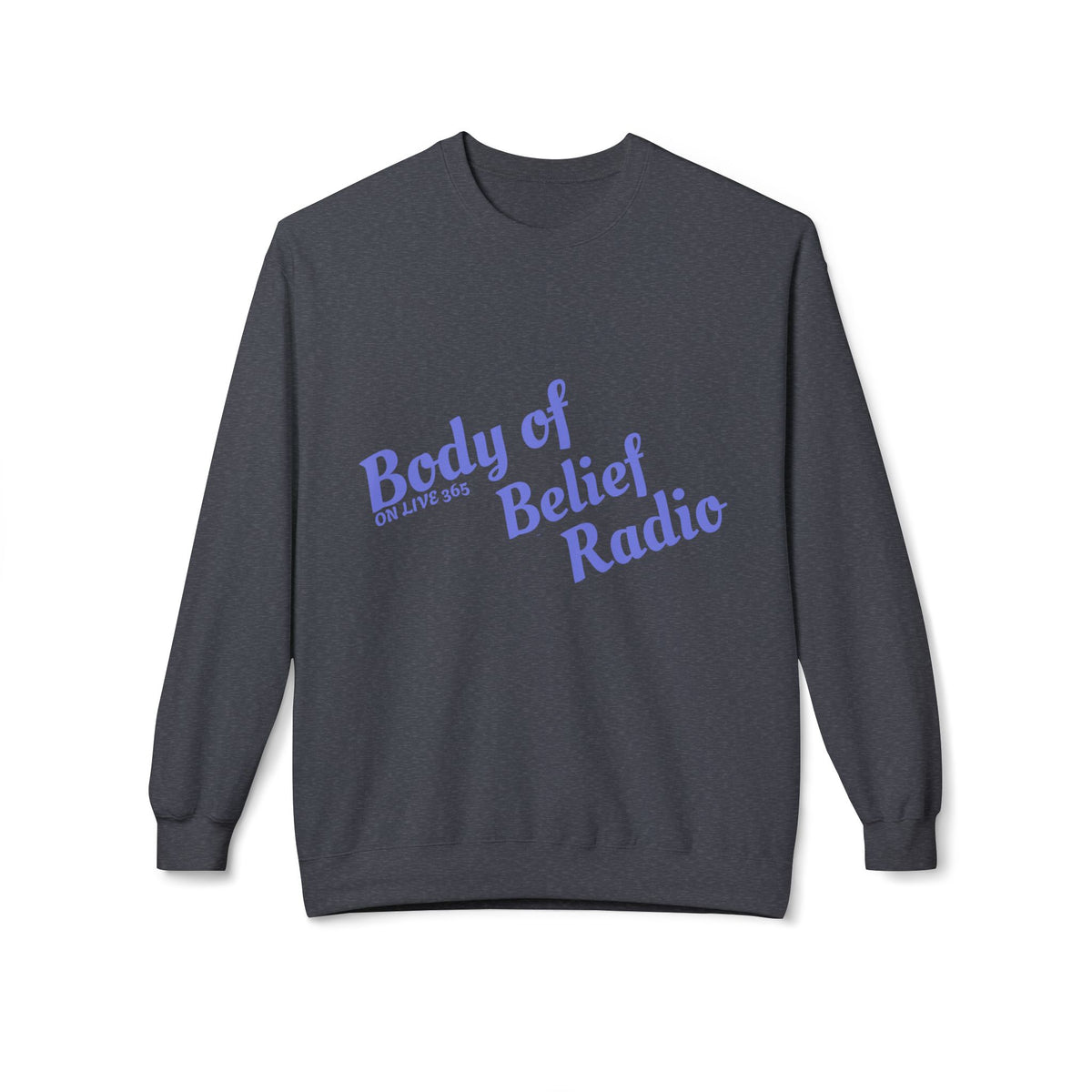 Body of Belief Radio Unisex Midweight Softstyle Fleece Crewneck Sweatshirt
