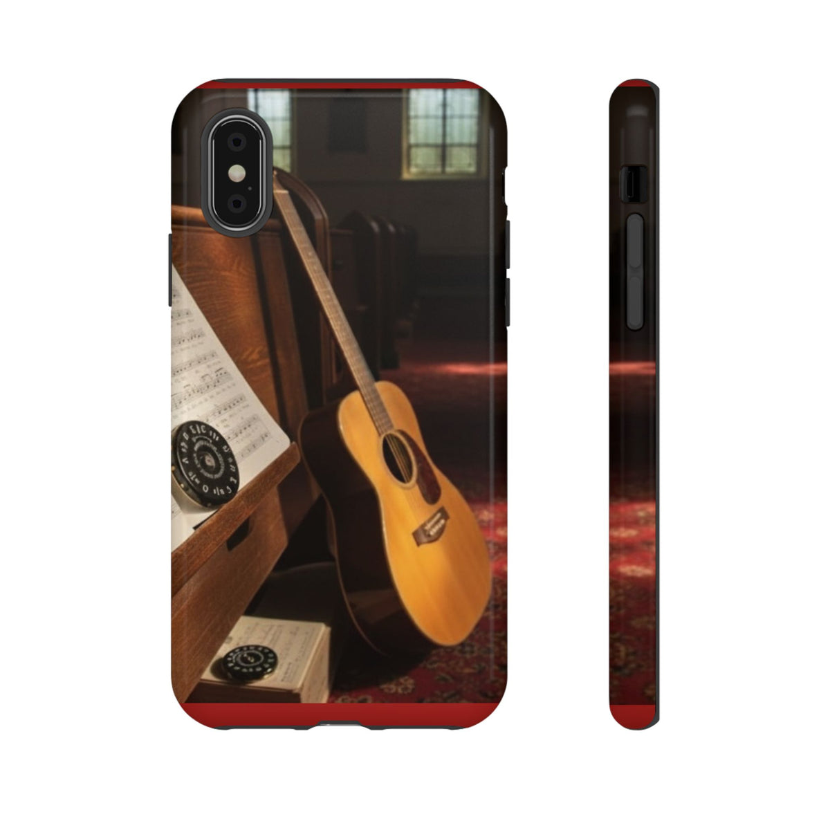 Guitar & Pitchpipe Phone Case — Protective iPhone Cover