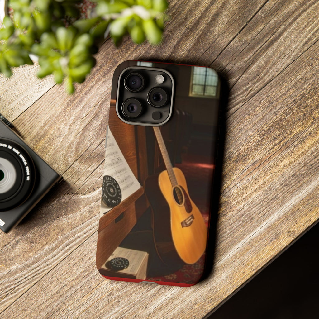 Guitar & Pitchpipe Phone Case — Protective iPhone Cover