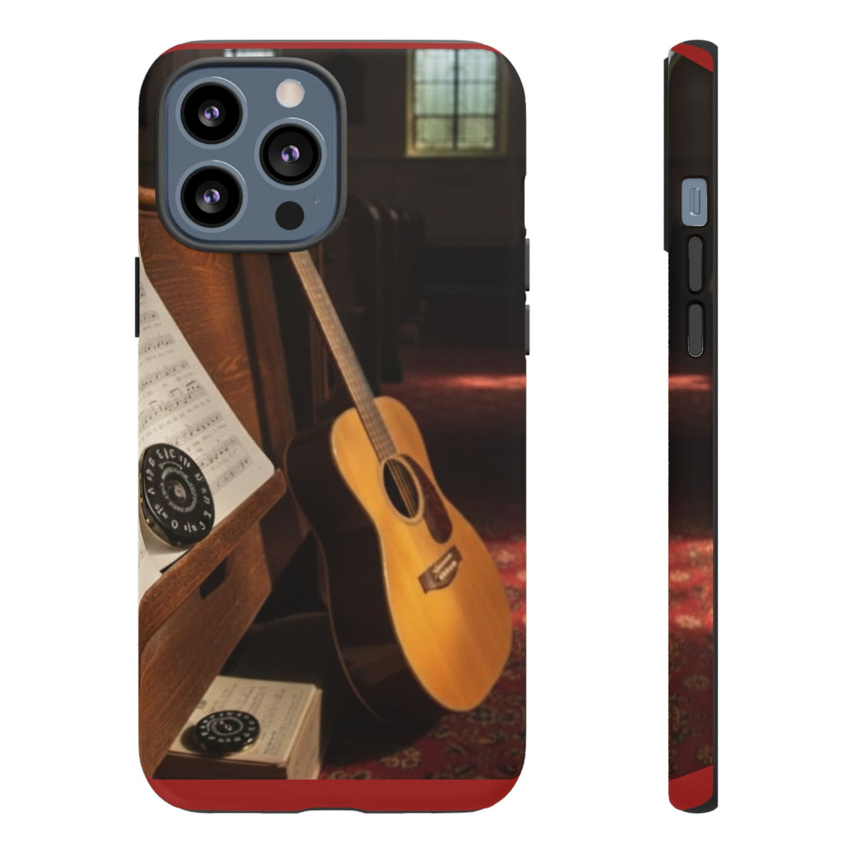 Guitar & Pitchpipe Phone Case — Protective iPhone Cover