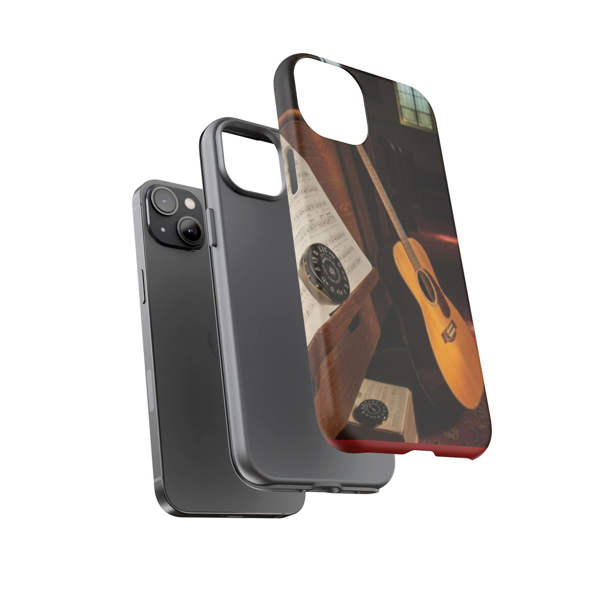 Guitar & Pitchpipe Phone Case — Protective iPhone Cover
