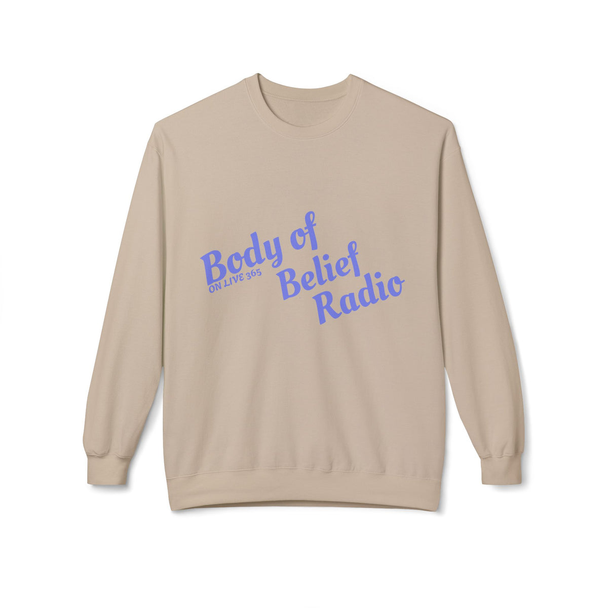 Body of Belief Radio Unisex Midweight Softstyle Fleece Crewneck Sweatshirt