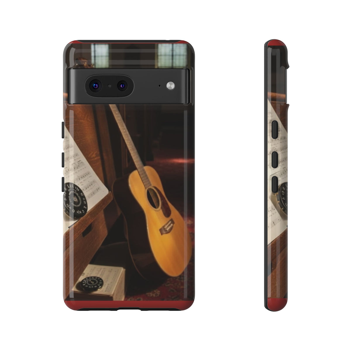 Guitar & Pitchpipe Phone Case — Protective iPhone Cover