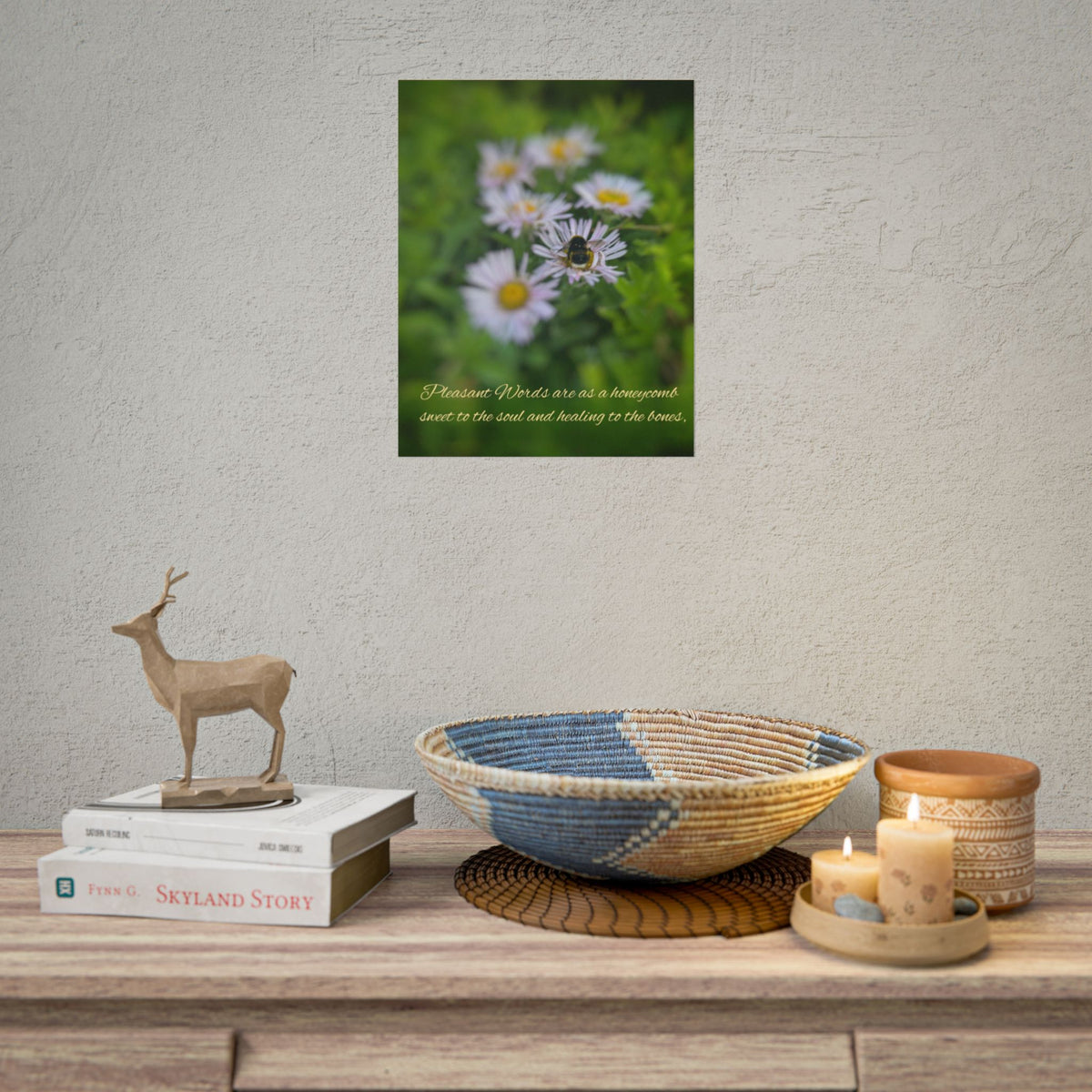 Rolled Poster — Lydia Alex Photography   "Pleasant words are as a honeycomb"