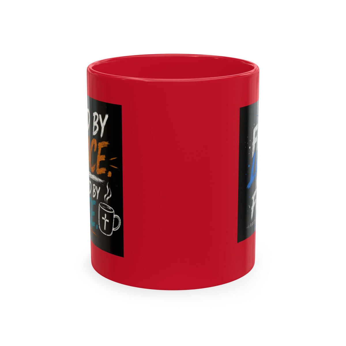 Powered By Coffee Traditional Ceramic Mug