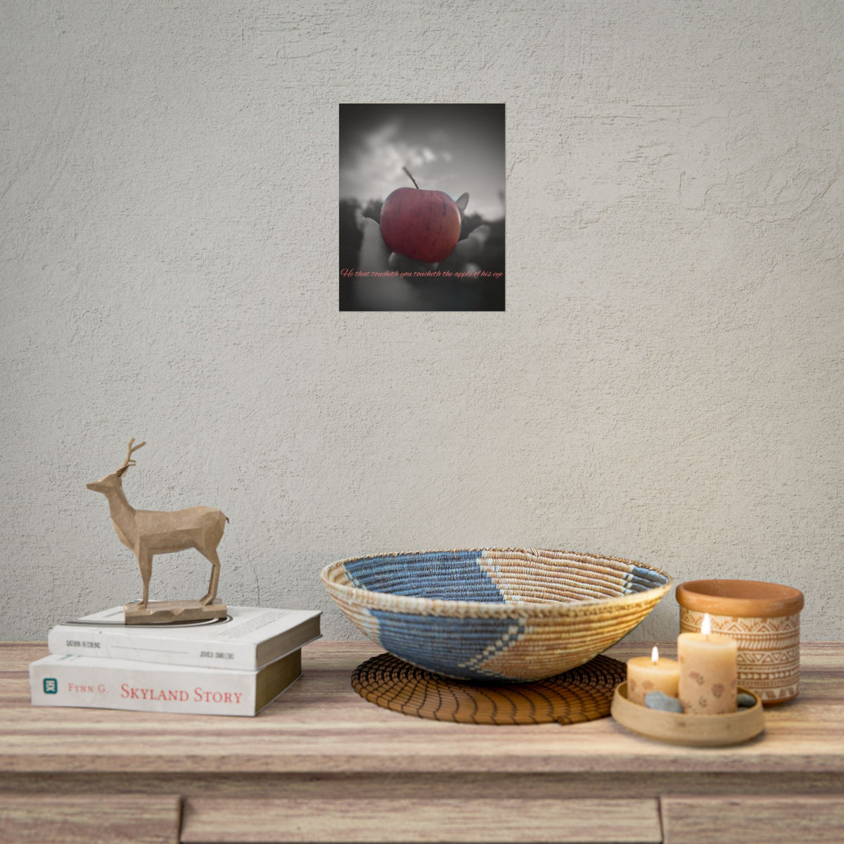 Rolled Poster — Lydia Alex Photography   "He that toucheth you toucheth the apple of his eye"