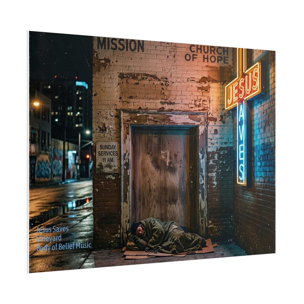 Jesus Saves Rolled Posters