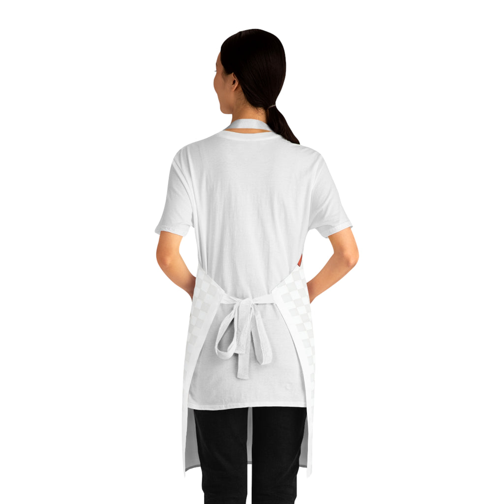 Listening to Body of Belief Radio Apron (AOP)