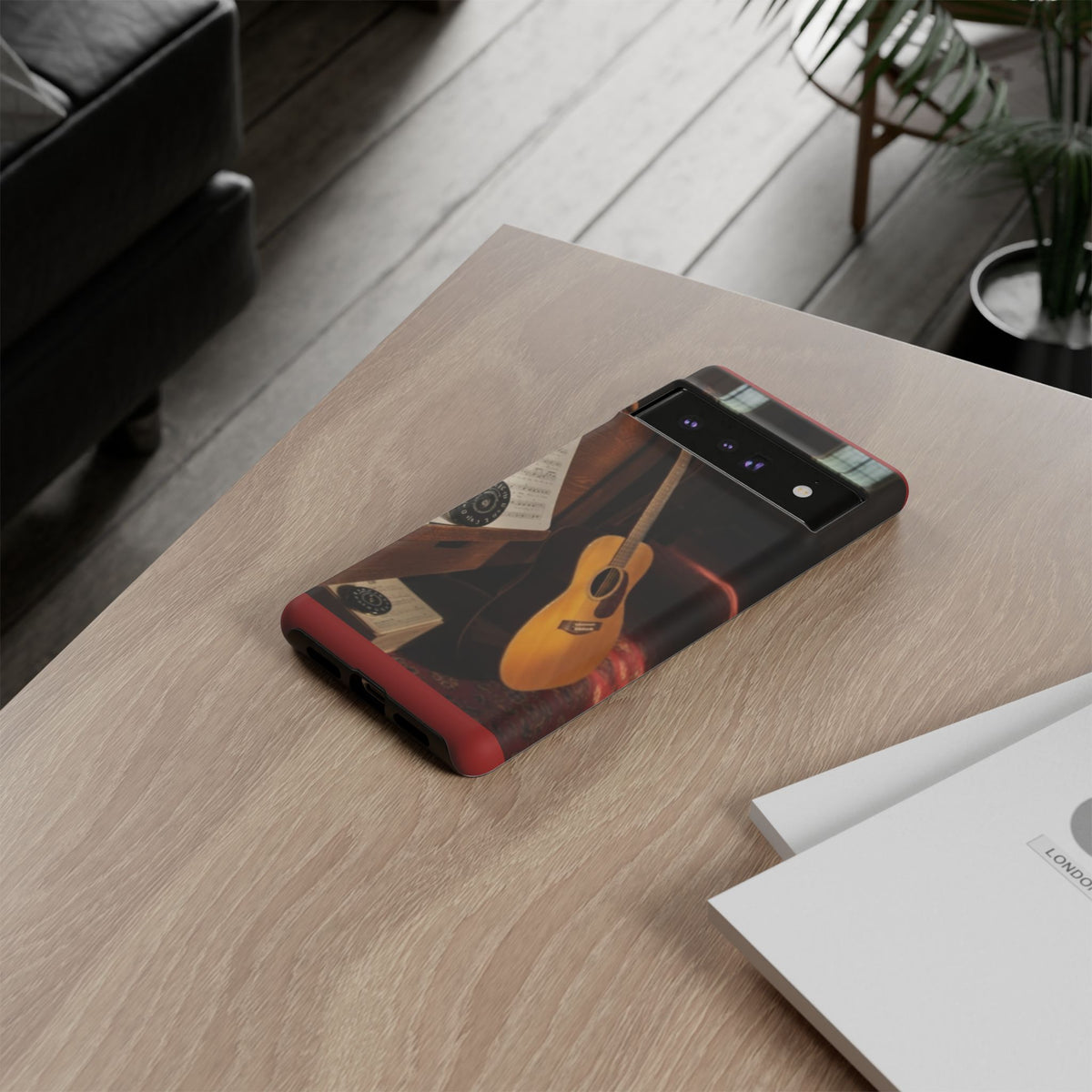 Guitar & Pitchpipe Phone Case — Protective iPhone Cover