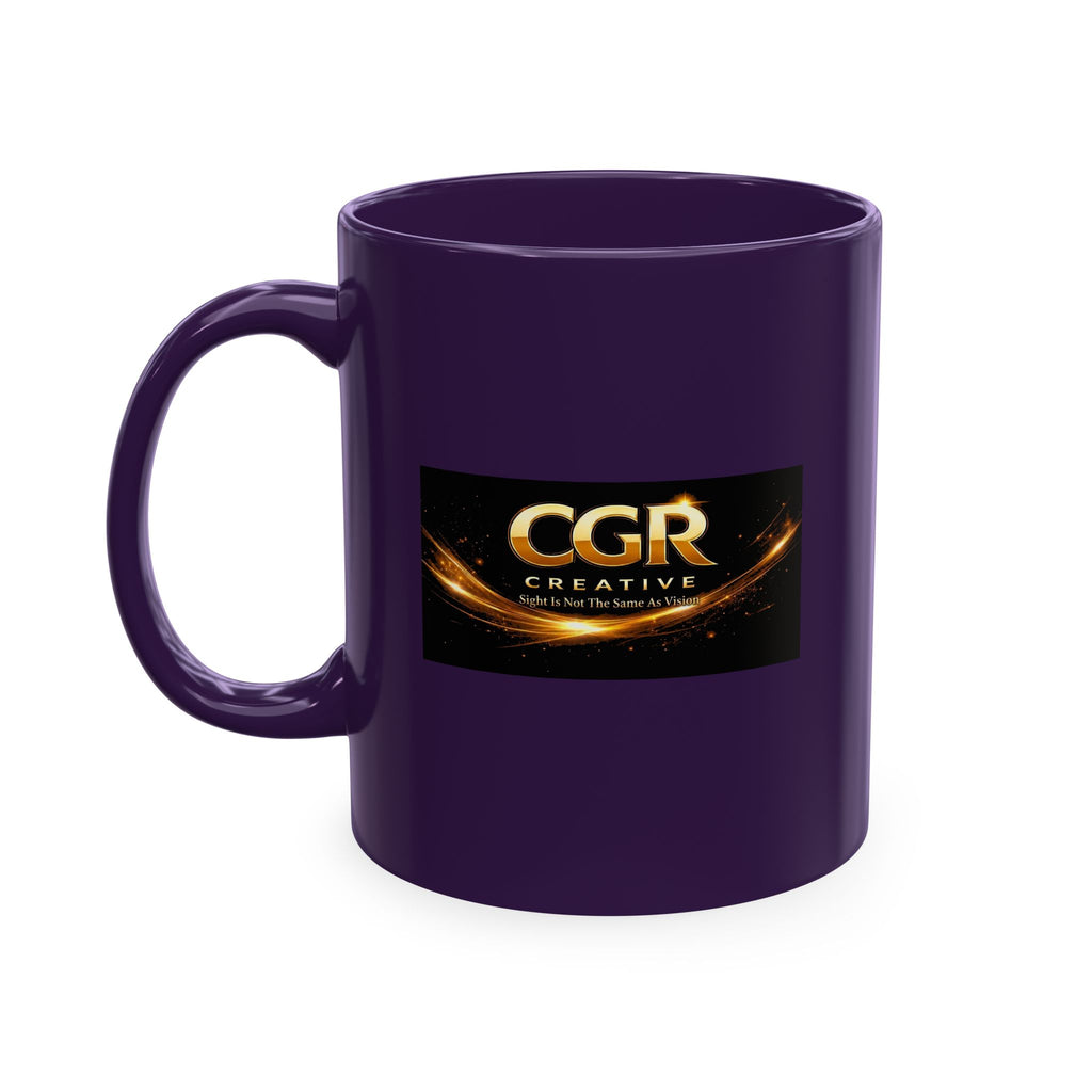 CGR Creative Logo Ceramic Mug — Branded Coffee Cup