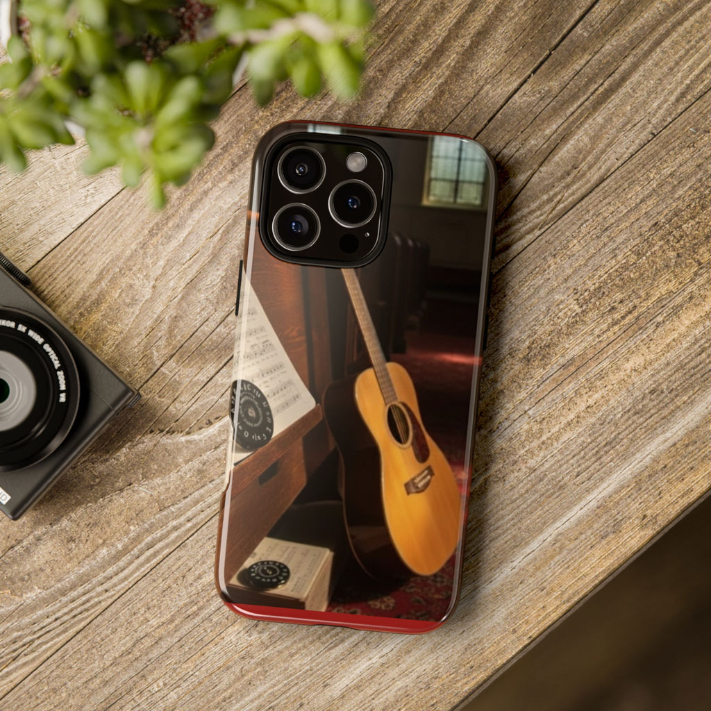 Guitar & Pitchpipe Phone Case — Protective iPhone Cover