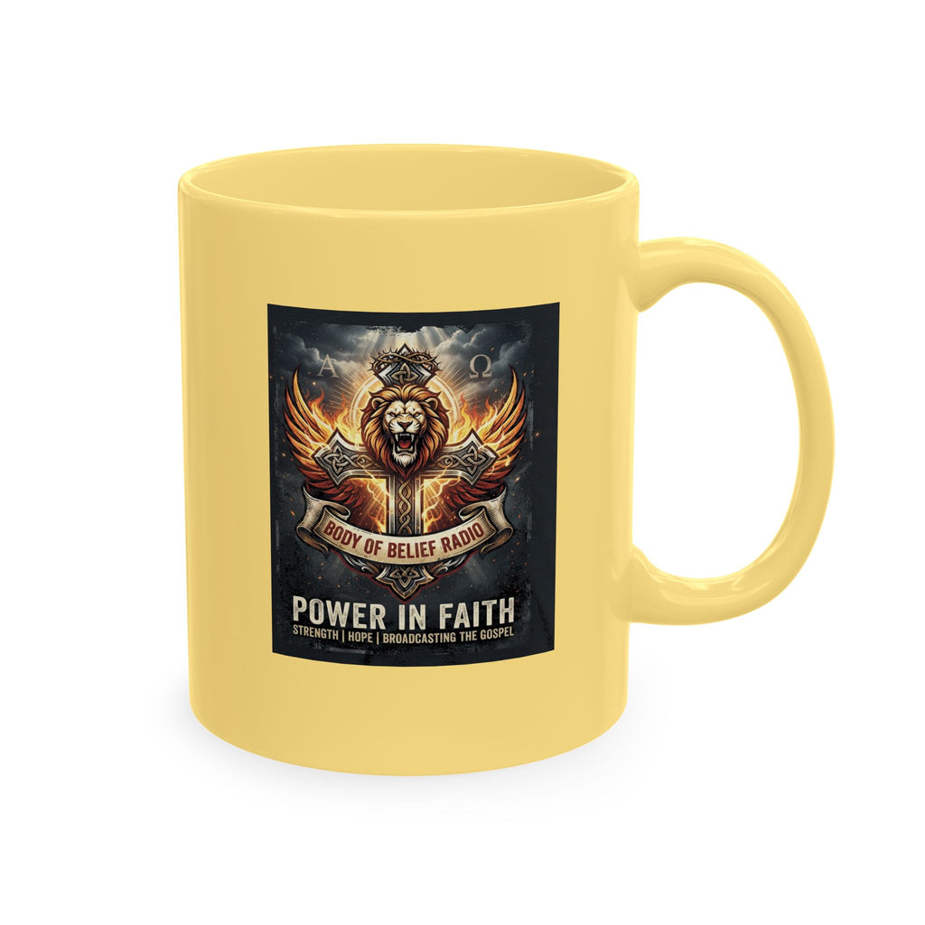 Jesus Saves Logo Ceramic Mug — Branded Coffee Cup