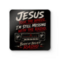Jesus Took the Wheel Corkwood Coaster Set