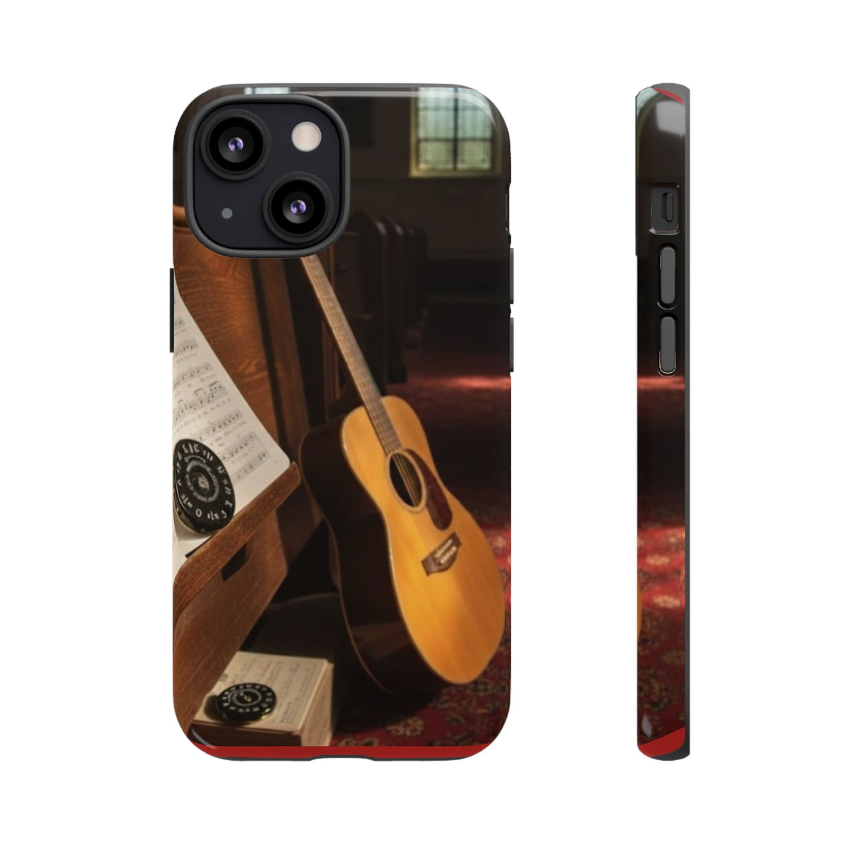 Guitar & Pitchpipe Phone Case — Protective iPhone Cover