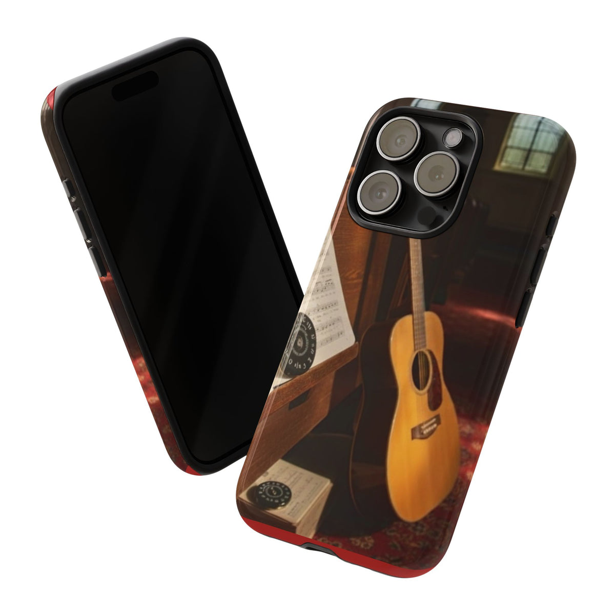 Guitar & Pitchpipe Phone Case — Protective iPhone Cover