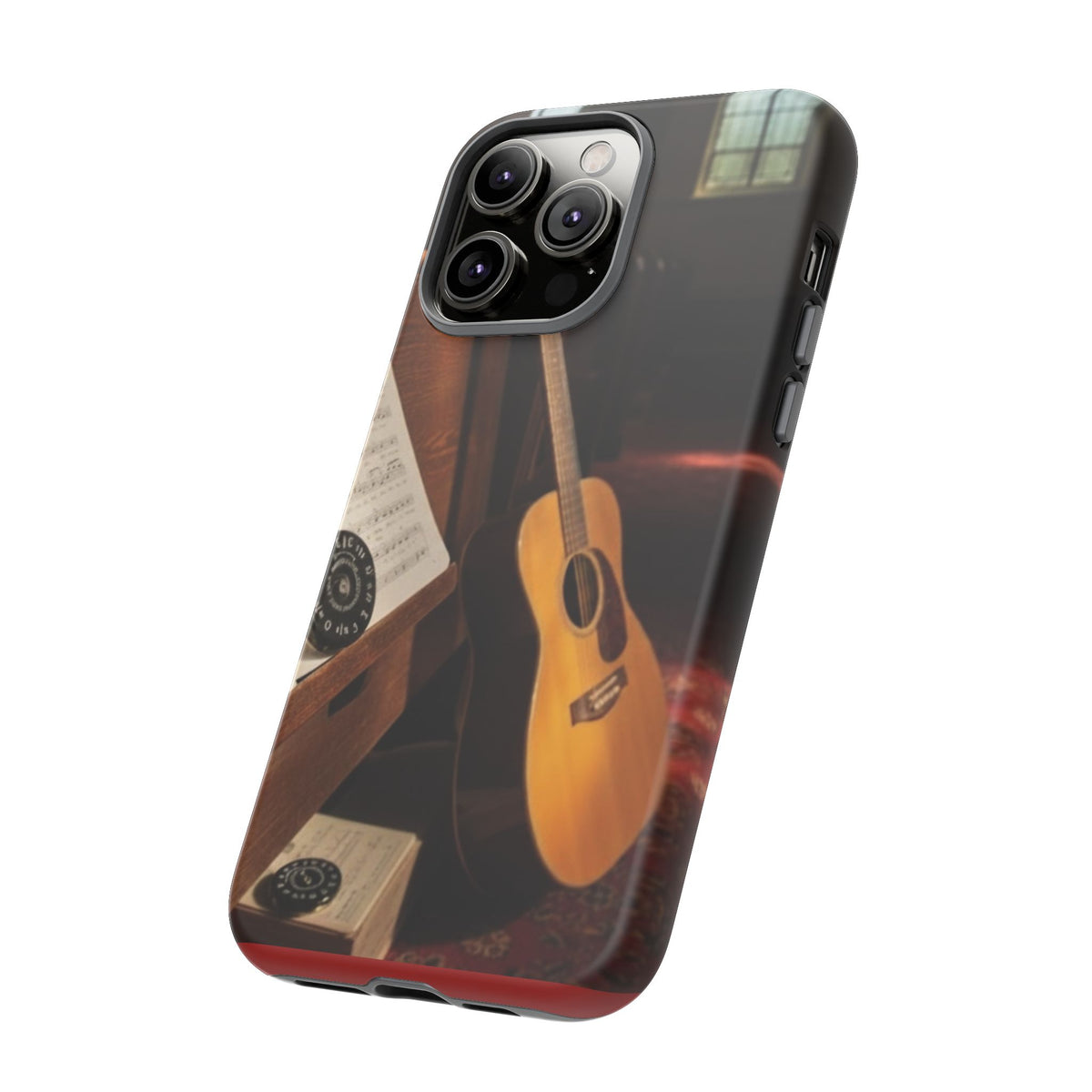 Guitar & Pitchpipe Phone Case — Protective iPhone Cover