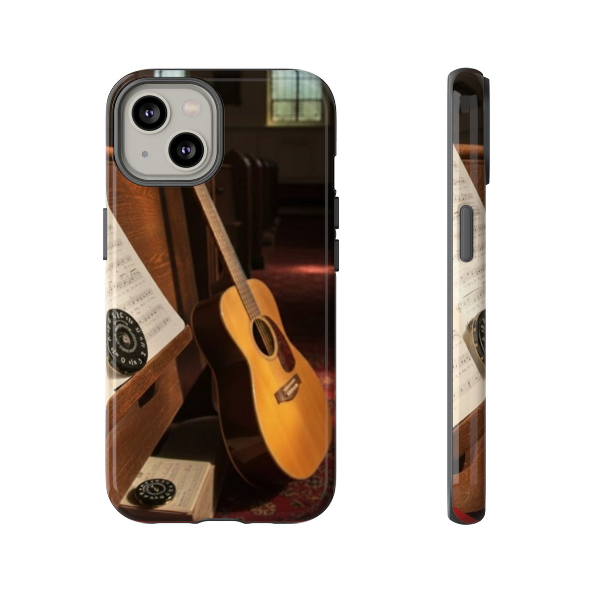 Guitar & Pitchpipe Phone Case — Protective iPhone Cover