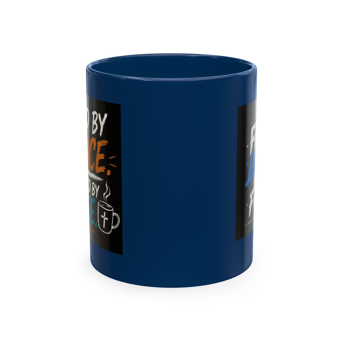 Powered By Coffee Traditional Ceramic Mug