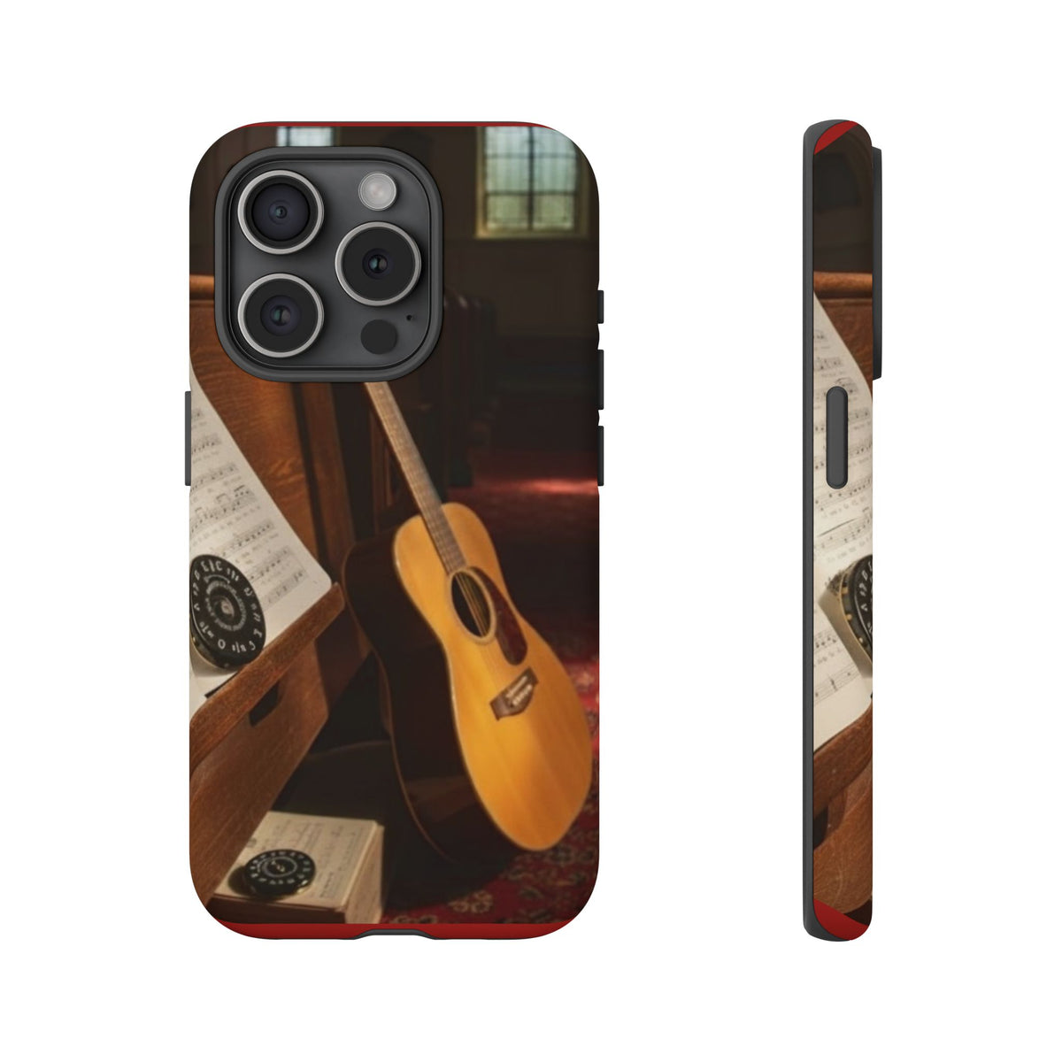 Guitar & Pitchpipe Phone Case — Protective iPhone Cover