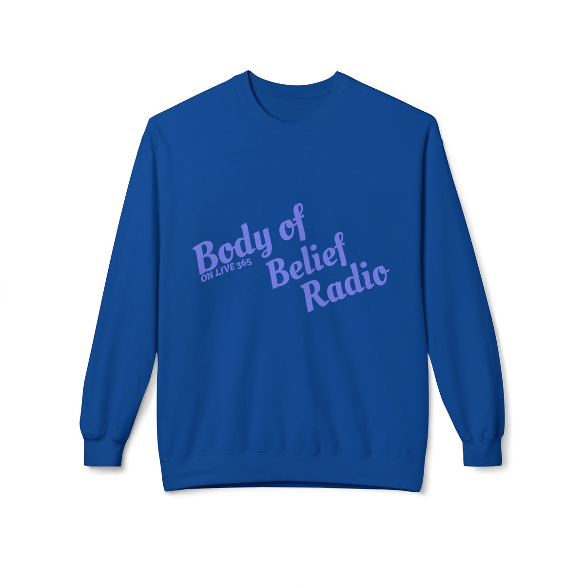Body of Belief Radio Unisex Midweight Softstyle Fleece Crewneck Sweatshirt