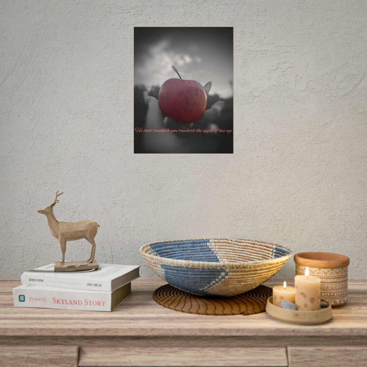 Rolled Poster — Lydia Alex Photography   "He that toucheth you toucheth the apple of his eye"