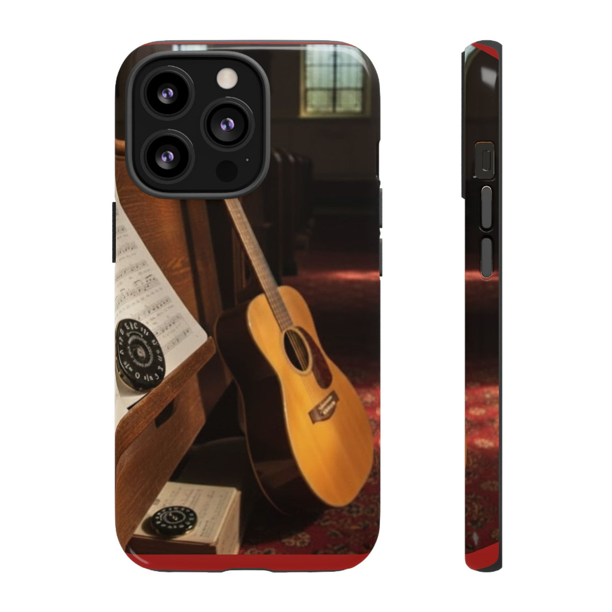 Guitar & Pitchpipe Phone Case — Protective iPhone Cover