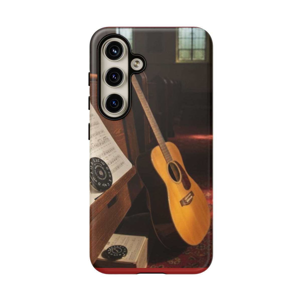 Guitar & Pitchpipe Phone Case — Protective iPhone Cover